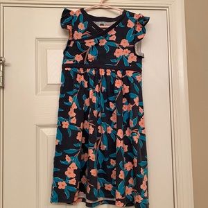 Tea Collection Bloomin’ Wrap Neck Dress